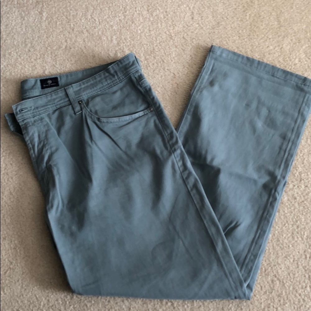 AG Protégé straight leg gray jeans